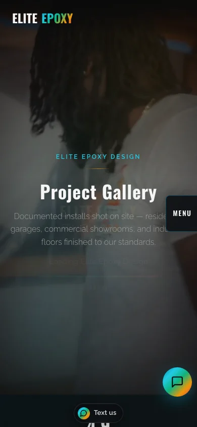 Elite Epoxy Design mobile screen 2