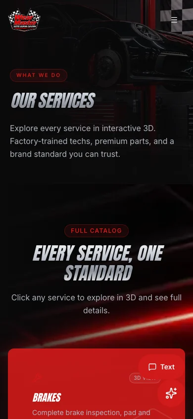 Wear Master Auto mobile screen 2